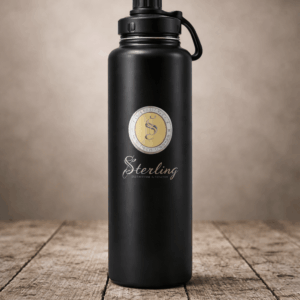 Sterling Premium Insulated Sports Bottle (Matte Black)